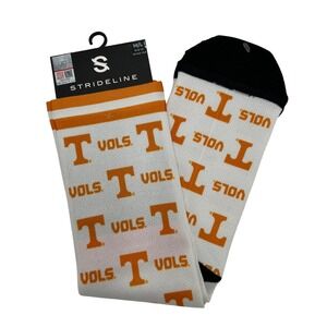 Strideline Tennessee Volunteers Vols NCAA Crew Socks Orange White Mens M/L NEW